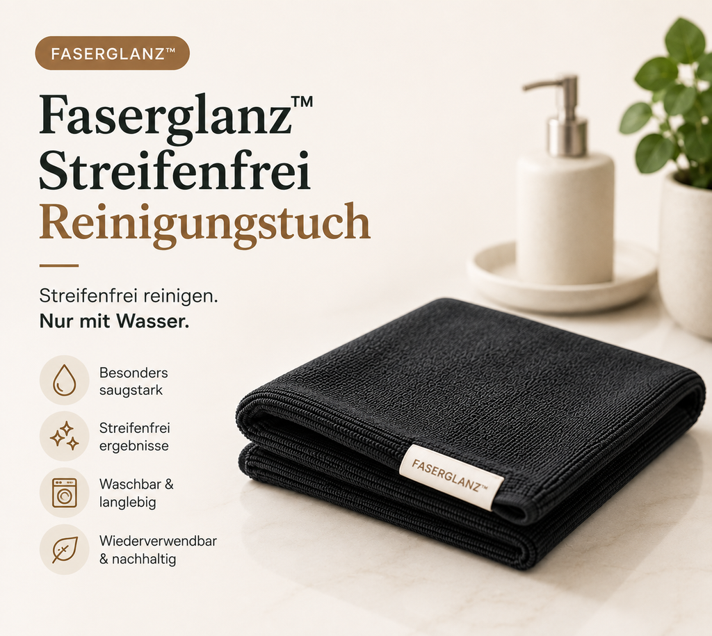 Faserglanz™ Streifenfrei Reinigungstuch